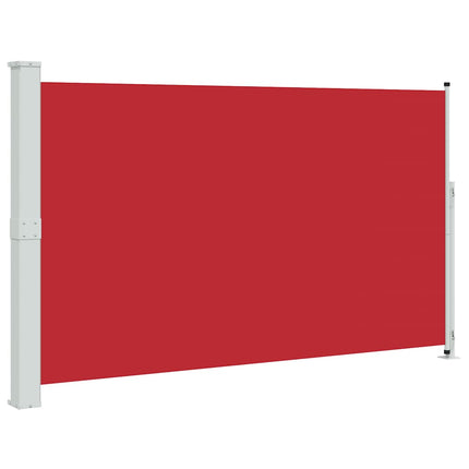 Infällbar sidomarkis 180x300 cm röd