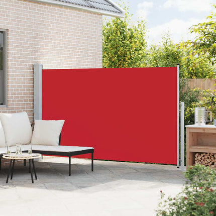 Infällbar sidomarkis 180x300 cm röd