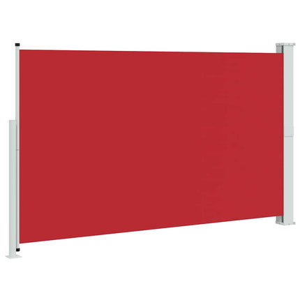 Infällbar sidomarkis 180x300 cm röd