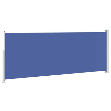 Infällbar sidomarkis 180x500 cm blå