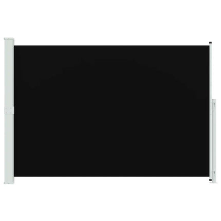 Infällbar sidomarkis 200x300 cm svart