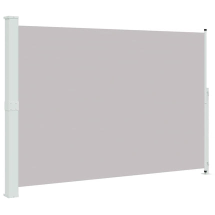 Infällbar sidomarkis 200x300 cm grå