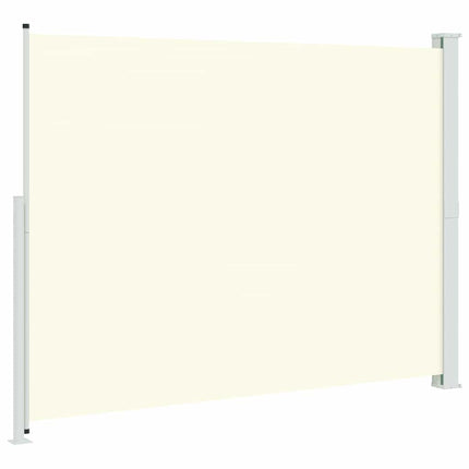 Infällbar sidomarkis 220x300 cm gräddvit