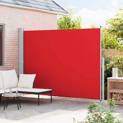 Infällbar sidomarkis 220x300 cm röd
