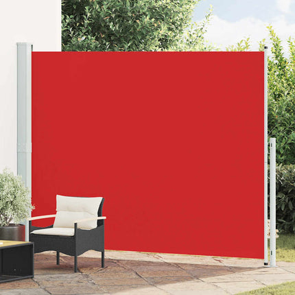 Infällbar sidomarkis 220x300 cm röd