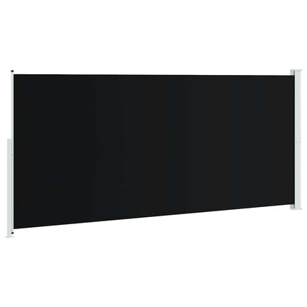 Infällbar sidomarkis 220x500 cm svart