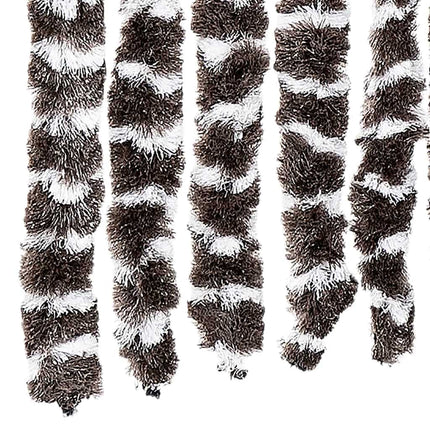 Insektsdraperi brun och vit 56x185 cm chenille