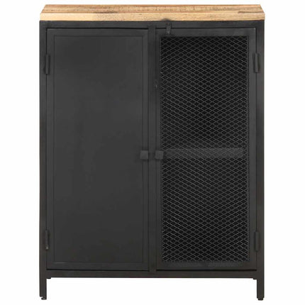 Skänk 60x35x78 cm massivt grovt mangoträ