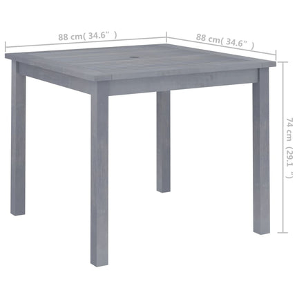 Trädgårdsbord 88x88x74 cm massivt akaciaträ