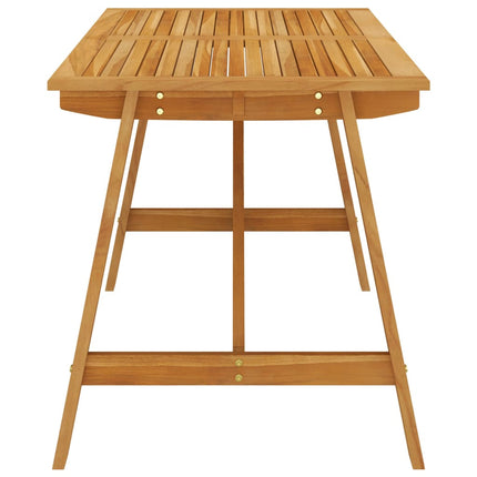 Matbord för trädgården 140x70x73,5 cm massiv akacia