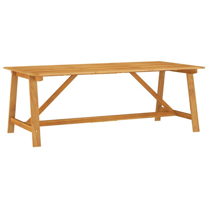Trädgårdsbord 206x100x74 cm massivt akaciaträ
