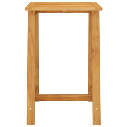 Barbord för trädgården 70x70x104 cm massivt akaciaträ