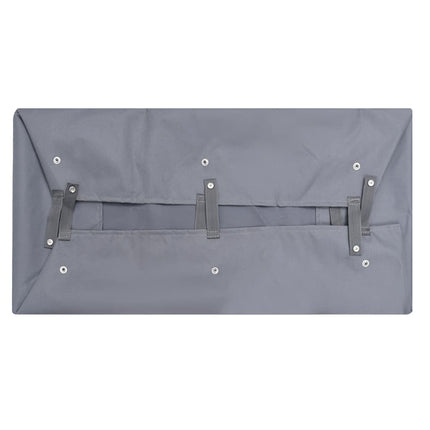 Innerfoder till trädgårdsvagn mörkgrå 81x41x21 cm tyg