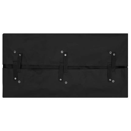Innerfoder till trädgårdsvagn svart 81x41x40 cm tyg