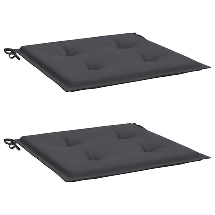 Stolsdynor 2 st antracit 40x40x4 cm oxfordtyg