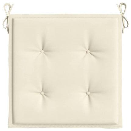 Stolsdynor 2 st gräddvit 40x40x4 cm oxfordtyg