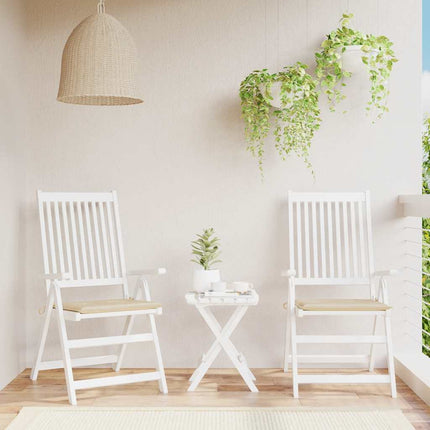 Stolsdynor 2 st beige 40x40x4 cm oxfordtyg