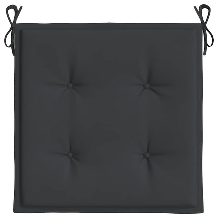 Stolsdynor 6 st svart 40x40x4 cm oxfordtyg