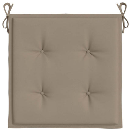 Stolsdynor 6 st taupe 40x40x4 cm oxfordtyg