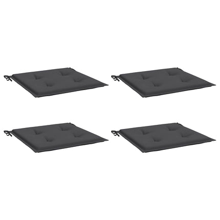 Stolsdynor 4 st antracit 50x50x4 cm oxfordtyg