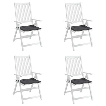 Stolsdynor 4 st antracit 50x50x4 cm oxfordtyg