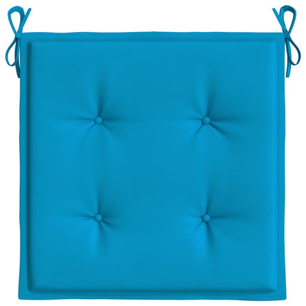 Stolsdynor 4 st blå 50x50x4 cm oxfordtyg