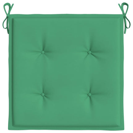 Stolsdynor 4 st grön 50x50x4 cm oxfordtyg