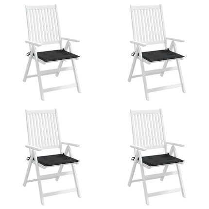 Stolsdynor 4 st svart 50x50x4 cm oxfordtyg