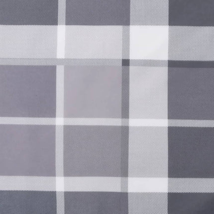 Stolsdynor 2 st grårutig 50x50x4 cm oxfordtyg