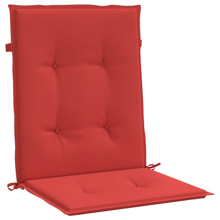 Stolsdynor 6 st röd 100x50x3 cm oxfordtyg
