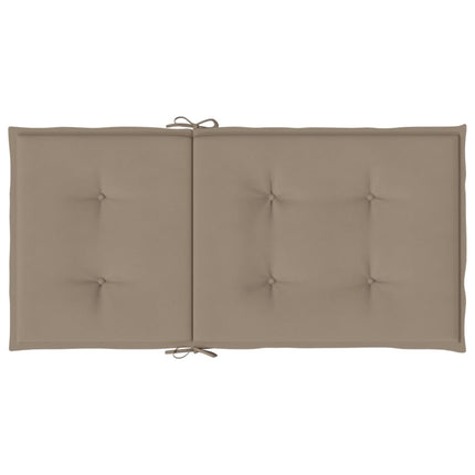Stolsdynor 6 st taupe 100x50x3 cm oxfordtyg