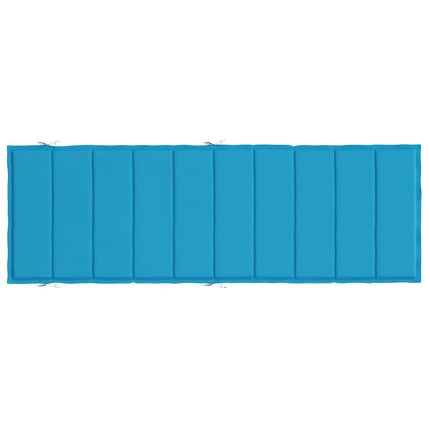 Solsängsdyna blå 186x58x4 cm oxfordtyg