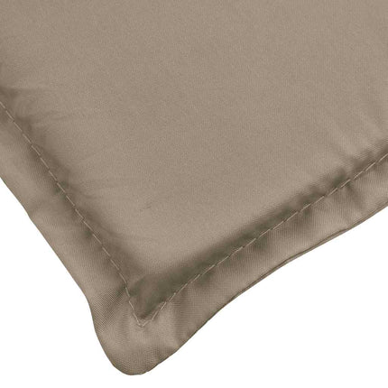 Solsängsdyna taupe 186x58x4 cm oxfordtyg