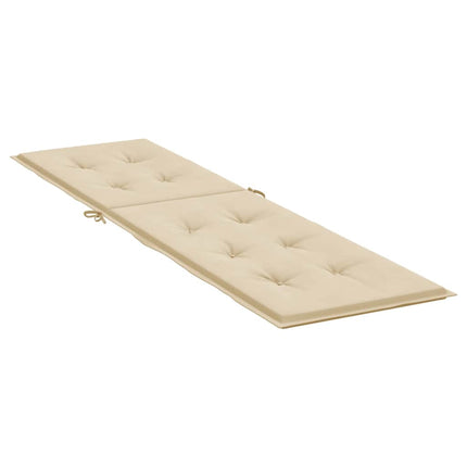 Solsängsdyna beige (75+105)x50x4 cm