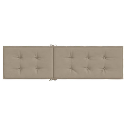 Solsängsdyna taupe (75+105)x50x4 cm