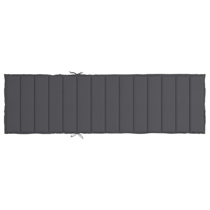Solsängsdyna antracit 200x50x3 cm oxfordtyg