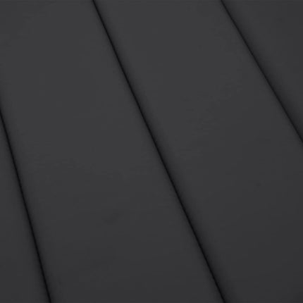 Solsängsdyna svart 200x50x3 cm oxfordtyg