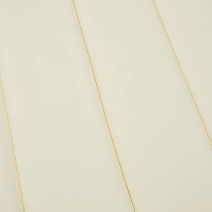 Solsängsdyna gräddvit 200x60x3 cm oxfordtyg