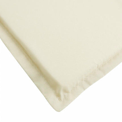Solsängsdyna gräddvit 200x60x3 cm oxfordtyg