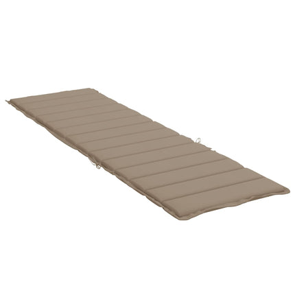 Solsängsdyna taupe 200x70x3 cm oxfordtyg