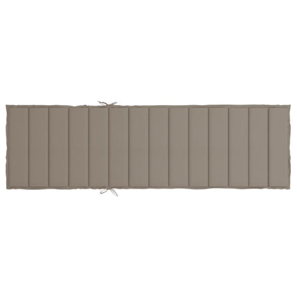 Solsängsdyna taupe 200x70x3 cm oxfordtyg