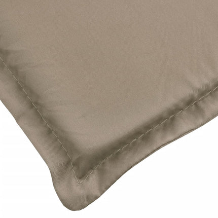 Solsängsdyna taupe 200x70x3 cm oxfordtyg