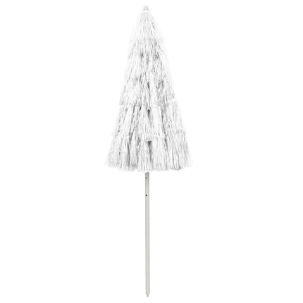 Strandparasoll Hawaii vit 240 cm