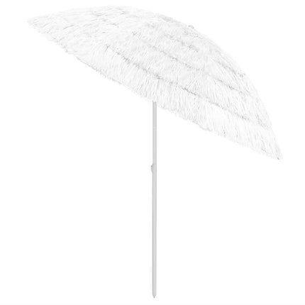Strandparasoll Hawaii vit 240 cm
