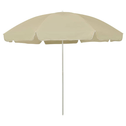Strandparasoll sandgul 300 cm