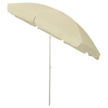 Strandparasoll sandgul 300 cm