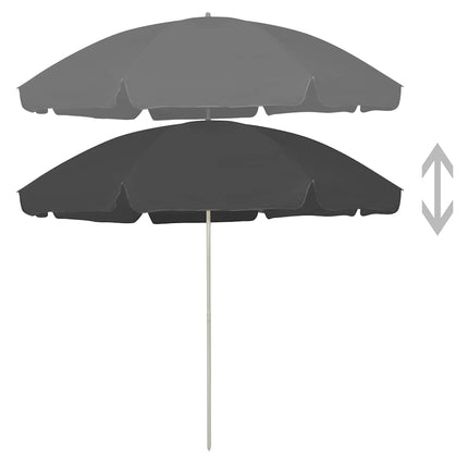 Strandparasoll antracit 300 cm