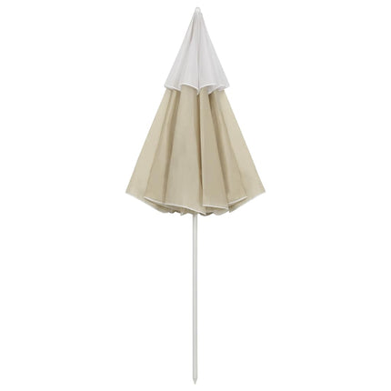 Strandparasoll sandgul 300 cm