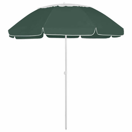 Strandparasoll grön 300 cm