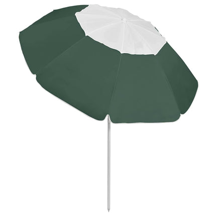 Strandparasoll grön 300 cm
